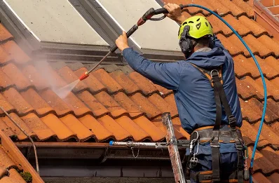 Démoussage et hydrofuge de toiture à Issor